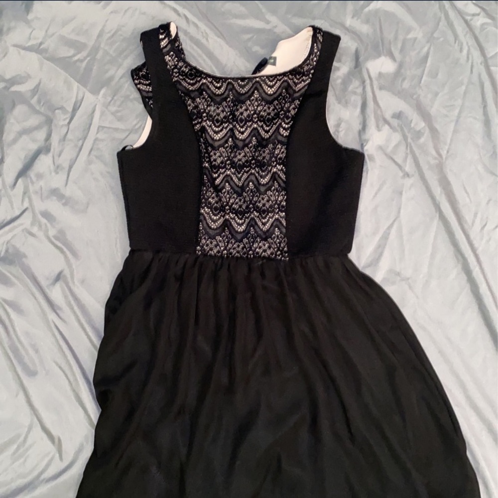Lily Rose Black Lace Dress
